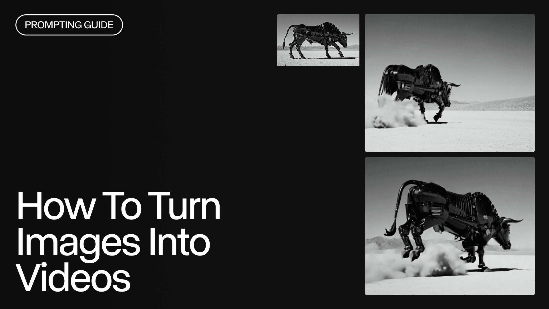 How to Turn Images into Videos