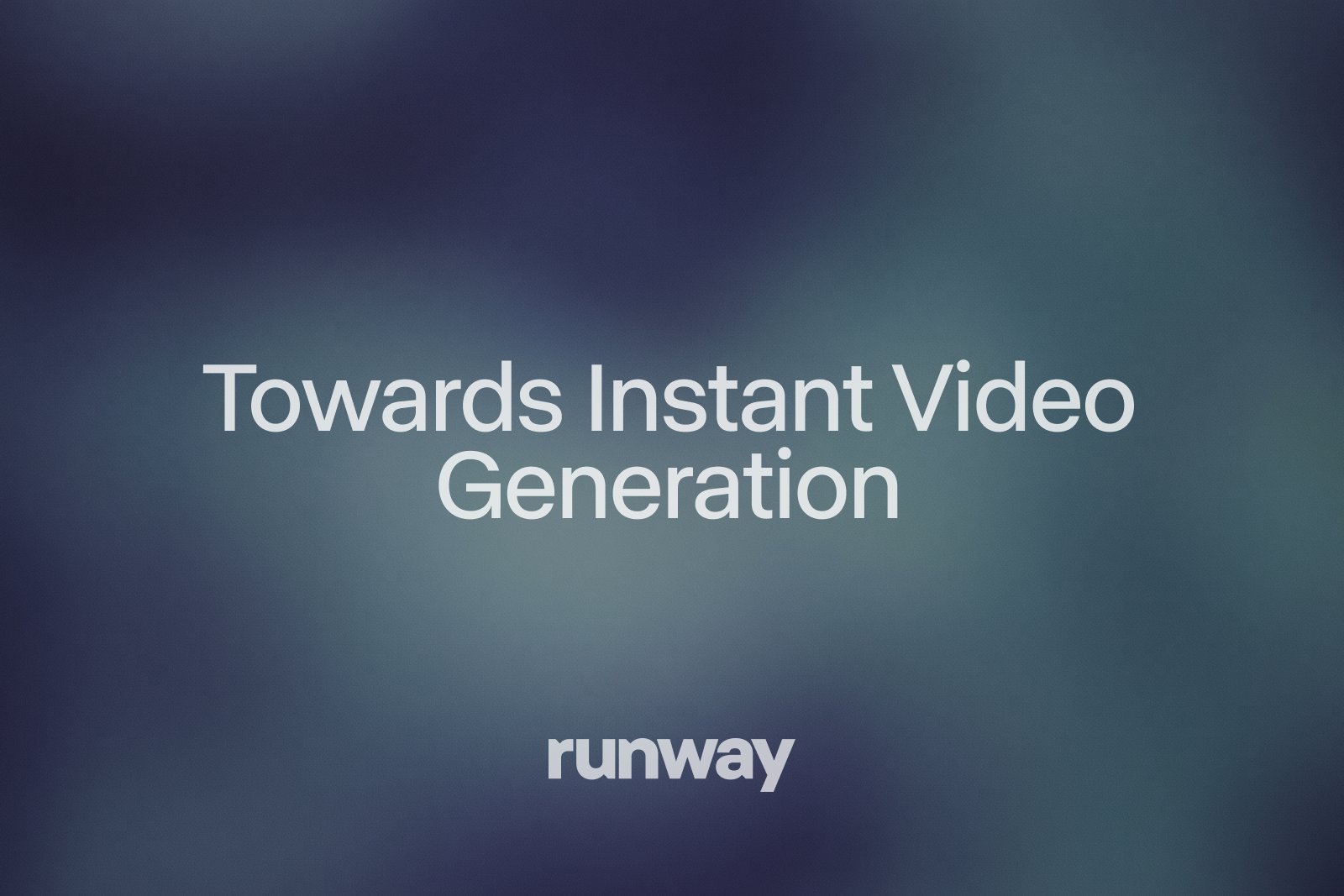 Towards Instant Video Generation