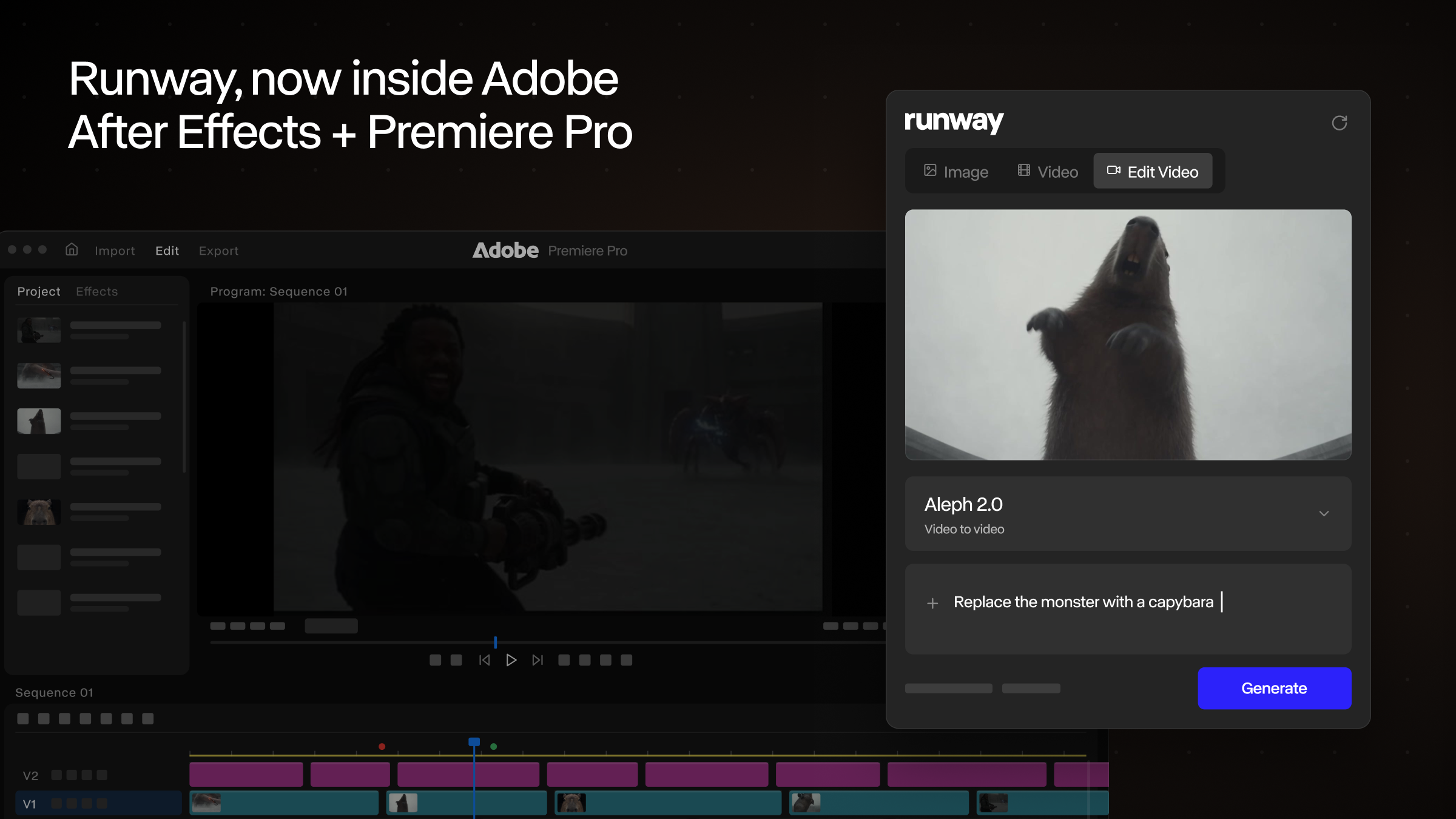 Introducing Runway for Premiere Pro & After Effects